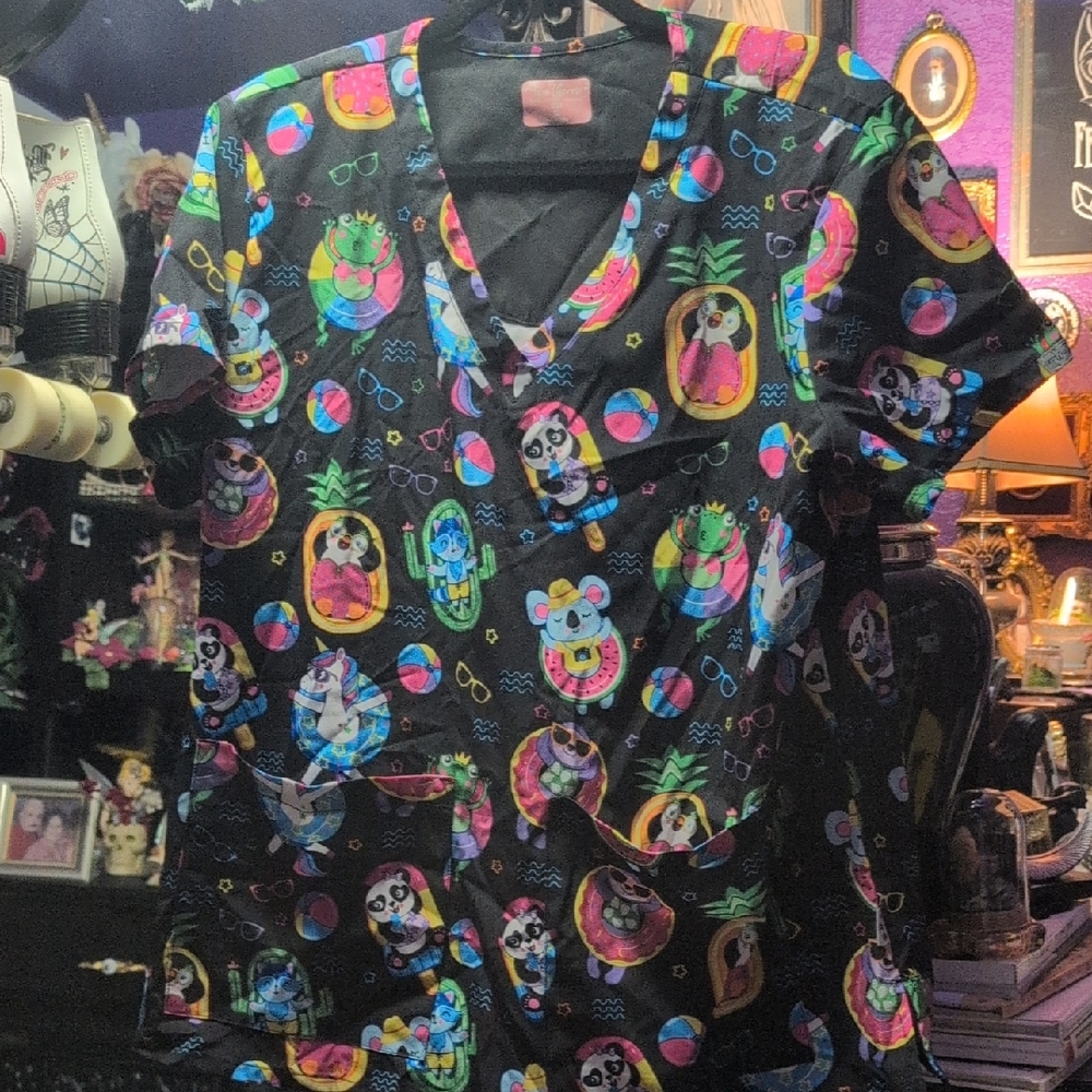 Colorful Patterned Women's Top